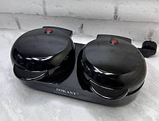 Вафельниця подвійна Sokany SK-BBQ-850 для товстих бельгійських вафель сердець 1100 Вт, фото 5