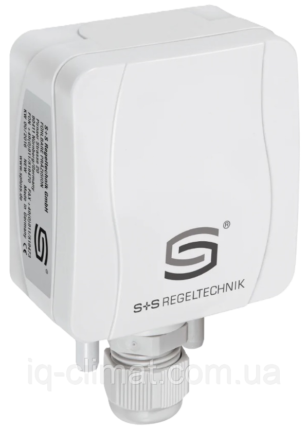 Premasgard 2125-SD Датчик тиску повітря з діапазоном -5000...+5000 Па, S+S Regeltechnik (Німеччина)