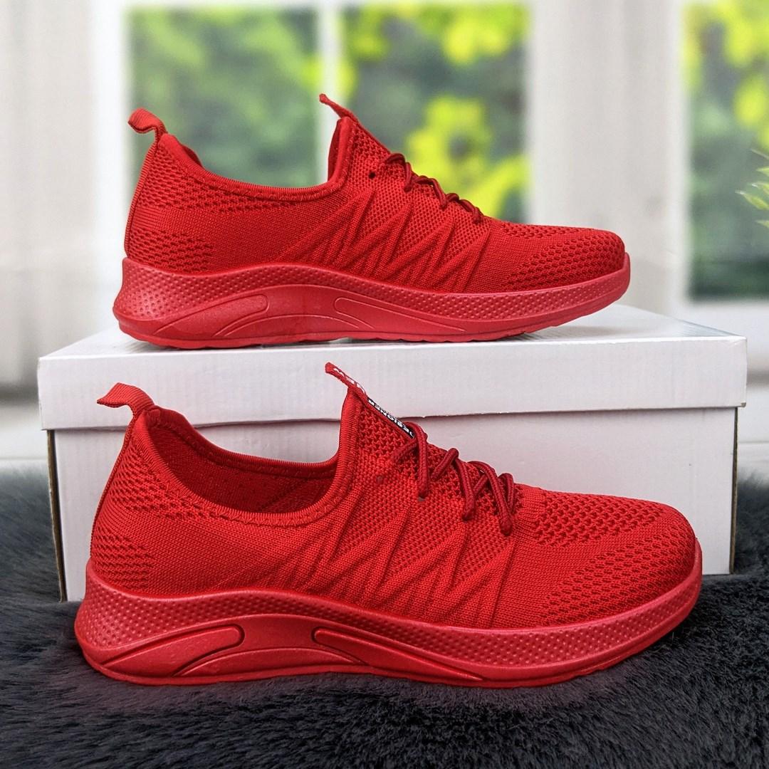 Кросівки жіночі червоні текстильні GIPANIS 4434