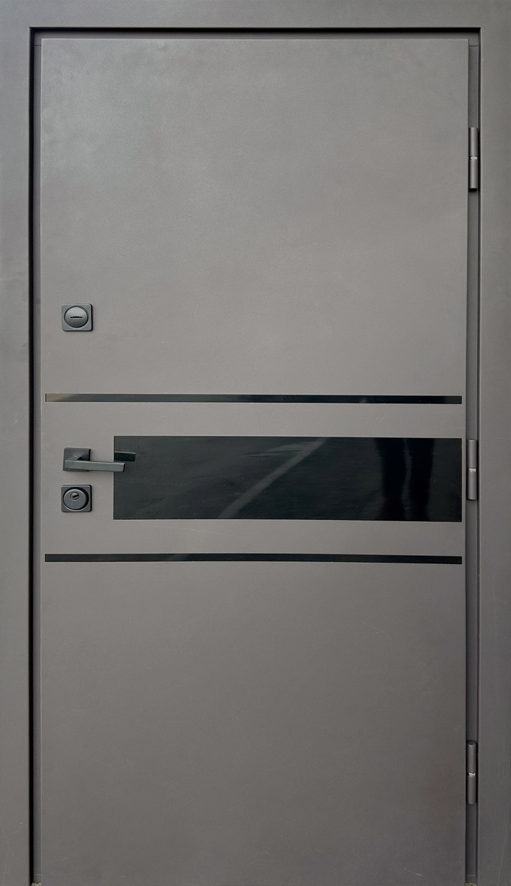 Двері вуличні Qdoors серія СТРОНГ з ТЕРМОРОЗРИВОМ модель 	ОСКАР