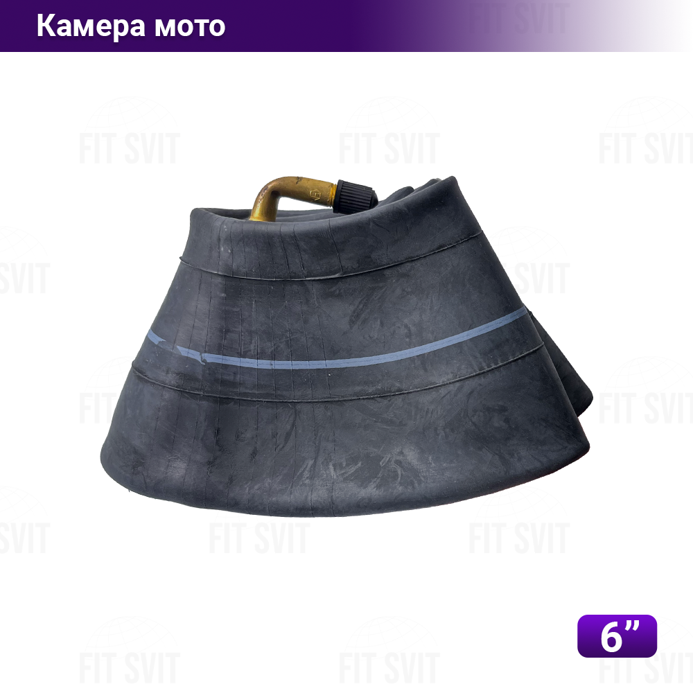 Камера 4.10/3.50-6 кривий ніпель