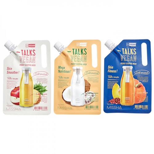 Missha Talks Vegan Squeeze Sheet Mask Нічна маска, 10 г