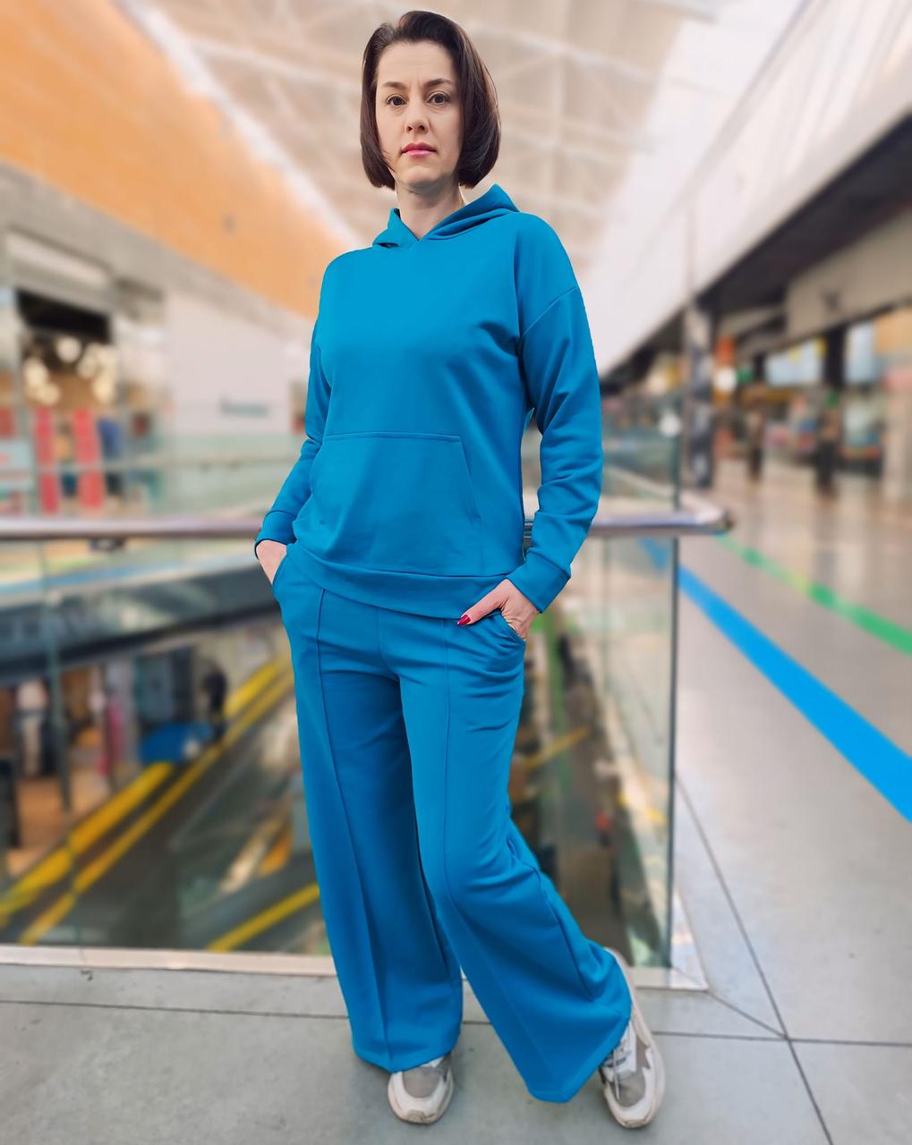 Трикотажний жіночий костюм, фото 1