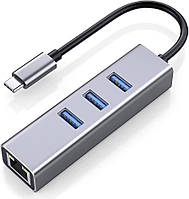 Концентратор USB 3.0 з портом Gigabit Ethernet RJ45