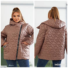 Куртка жіноча демісезонна, батал 5860 | 48-58 розміри