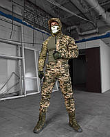 Тактический весенний костюм пиксель 3в1 военный мужской костюм саржа армейская форма пиксель зсу