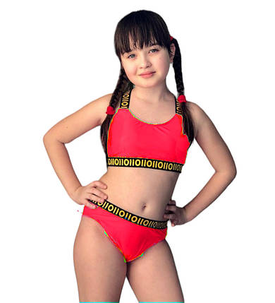 Купальник для подростков Fuba 2136 Тийна коралл (В НАЛИЧИИ ТОЛЬКО 34 36 38 40 42 УКР р-ры ), фото 2