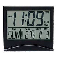 Часы настольные Grunhelm CX-033 8.8х8х1.3 см черные