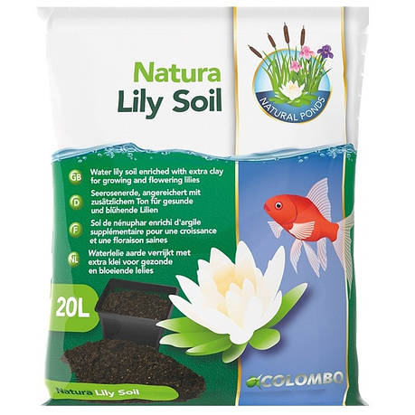 Ґрунт для водяних лілій, німфей, кувшинок Colombo Natura Lily soil 20 L, фото 1