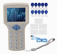 Vbestlife English + 125 кГц/13,56 МГц RFID NFC Card Reader Принтер Копир 10 Частотный программатор