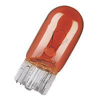 Автолампа ук. OSRAM 2827 WY5W 12V W2,1X9,5D 10X10X1 BS, код: 6725973