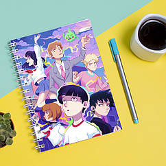 Скетчбук Sketchbook блокнот для малювання з принтом Mob Psycho 100-Моб Психо 100 А3 Кавун 48 BS, код: 8301534