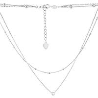 Серебряное колье SilverBreeze с фианитами (2102625) 400-450 BS, код: 8023854