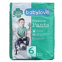 Подгузники-трусики Babylove Premium 6 xxl 18-30 кг 18 шт BS, код: 8173150