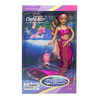 Кукла DEFA 20983 русалка меняет цвет волос (Розовый) ht