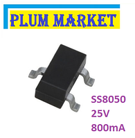 SS8050 800mA 25V Транзистор PNP Pack SOT-23 SMD маркировка Y1