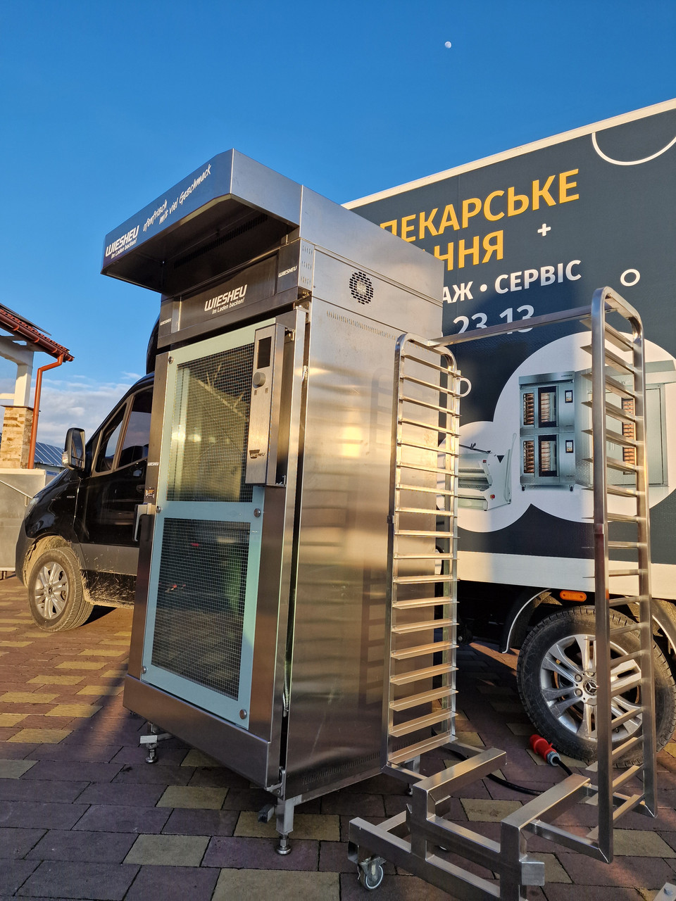 Хлібопіч Хлібопіч для пекарні Wiesheu B15 NEU з виїзним візком, фото 1