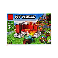 Конструктор дитячий Minecraft Bambi MG691 з фігуркою героя Тип 7 BS, код: 8323604