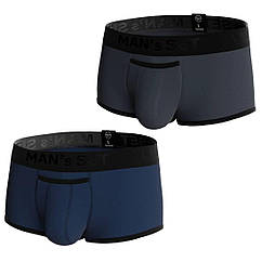 Комплект трусів Sport Black Series 2 шт MAN's SET L Різнобарвний BS, код: 7727534