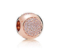 Серебряный шарм Pandora Rose 786214PCZ HR, код: 7359460