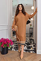 Вязаное платье женское оверсайз 42-52