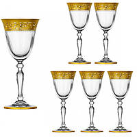 Набор бокалов для вина Lora Бесцветный H60-003 165ml BS, код: 7242494