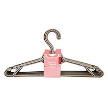 Вішак-плечики тремпель для дитячого одягу Алеана пластиковий 33 см набір 5 шт в асортименті кольорів