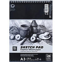 Альбом Sketch Pad Bambi 6002-S А3 24 аркуші 160 г м2 HR, код: 8138384