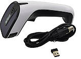 Сканер бездротовий ALEO AL-V10R receiver 2,4G; image CCD 1D, білий, фото 4