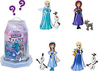 Набор сюрприз с мини куклой Холодное сердце Сквозь лед Disney Frozen Snow Color Reveal Ice Reveal Mattel HRN77