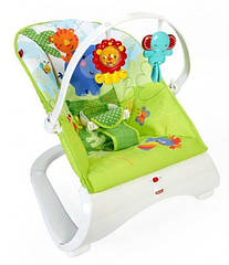 Крісло-гойдалка для дитини Leo Fisher Price IR28620 BS, код: 7726139