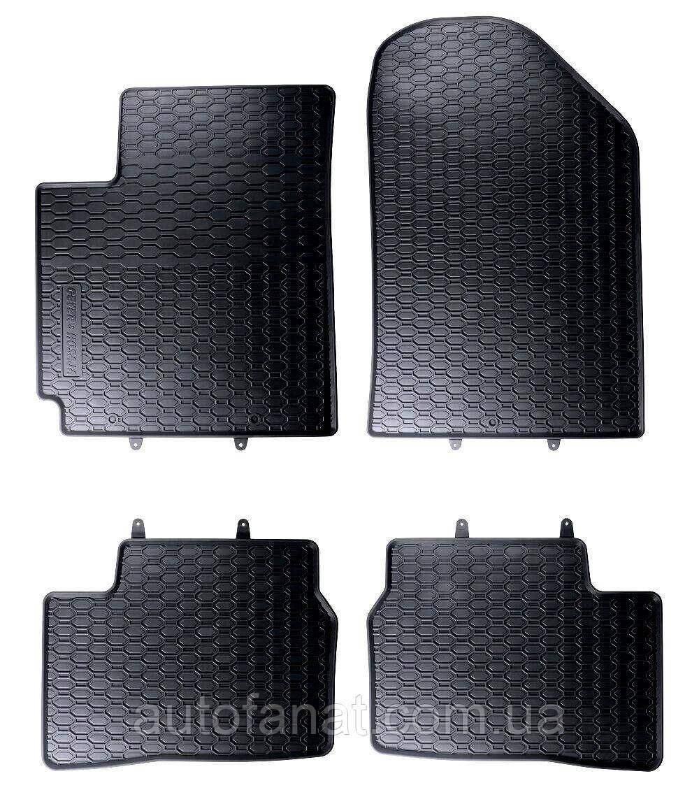 Килимки Kia PICANTO II (2011 — 2016) у салон гумові (837/4C), фото 1