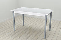 Стол кухонный Ferrum-decor Бенита 75x120x70 Серый ДСП Белое 16мм (BEN0050) HR, код: 6831863