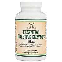 Пищеварительные ферменты Double Wood Essential Digestive Enzymes 800 mg 180 Caps HR, код: 7847750