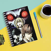 Скетчбук Sketchbook блокнот для рисования с принтом Death Note - Тетрадь смерти 2 А3 Кавун 48 BS, код: 8301423