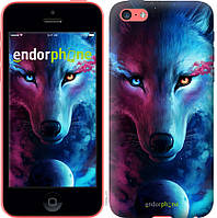 Пластиковый чехол Endorphone на iPhone 5c Арт-волк (3999t-23-26985) BS, код: 1843870
