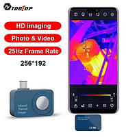 TOOLTOP T7 256*192 Android Type-C Thermal Imager Мобільна тепловізорна камера 25 Гц Інфрачервона камера