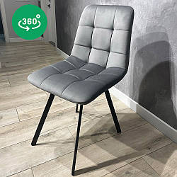 Стільці кухонні поворотні Joy з оббивкою на замовлення з металевими ніжками