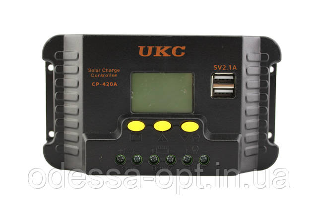 Контролер заряду сонячний CP-420A 20A, фото 1