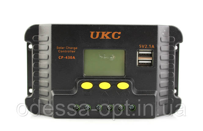 Контролер заряду сонячний CP-430A 30A, фото 1