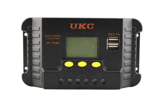 Контролер заряду сонячний CP-420A 20A, фото 1