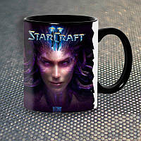 Чашка Fan Girl Сара Керриган Стар Крафт Starcraft 2 New (14389) 330 мл Черный HR, код: 7588093