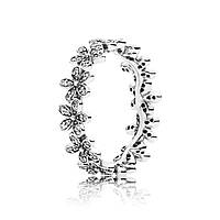 Серебряное кольцо Pandora Ромашки 56 BS, код: 7362254