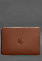 Шкіряний чохол для MacBook Air 15-inch (2023) Світло-коричневий BlankNote BS, код: 8321895