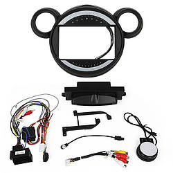 Штатний комплект перехідна рамка BMW Mini 2010-2016 (1234-321) 9" + адаптер живлення