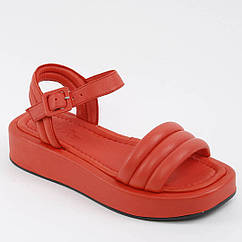 Босоніжки жіночі шкіряні 338584 р.38 (24) Fashion Червоний, 8346623 — 727