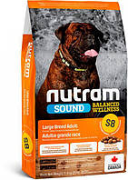 Корм Nutram S8 Sound Balanced Wellness Large Breed Adult Dog сухой для взрослых собак крупных HR, код: 8451623