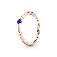 Серебряное кольцо Pandora Rose с небесно-синим камнем 189259C04 52 HR, код: 7362012