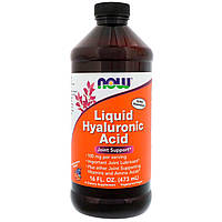 Гиалуроновая кислота жидкая Hyaluronic Acid Now Foods ягодный вкус 100 мг 473 мл BS, код: 7798930