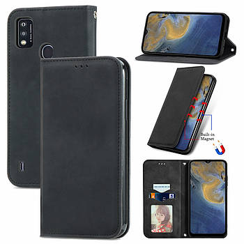 Чохол-книжка Skin Feel Leather Wallet для ZTE Blade A51 Black